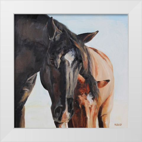 Winston White Modern Wood Framed Art Print by Gould, Renee