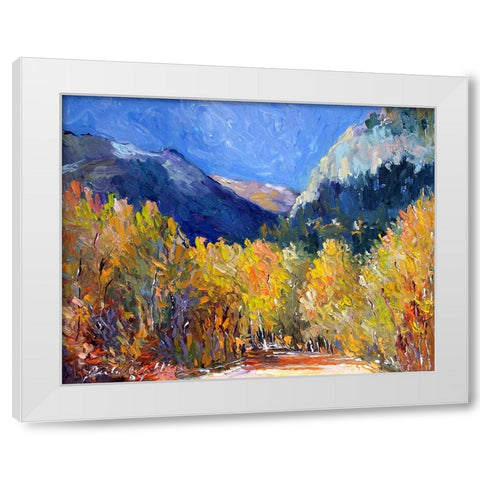 Cotton White Modern Wood Framed Art Print by Wallich, Richard