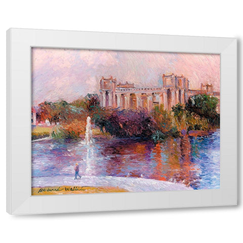 San Francisco White Modern Wood Framed Art Print by Wallich, Richard
