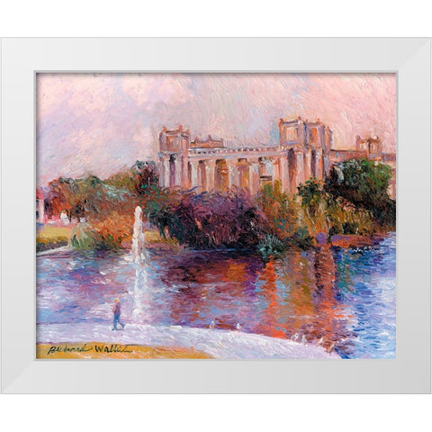 San Francisco White Modern Wood Framed Art Print by Wallich, Richard
