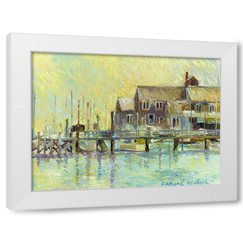 Narragansett White Modern Wood Framed Art Print by Wallich, Richard