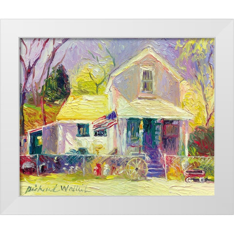 Mercado I White Modern Wood Framed Art Print by Wallich, Richard