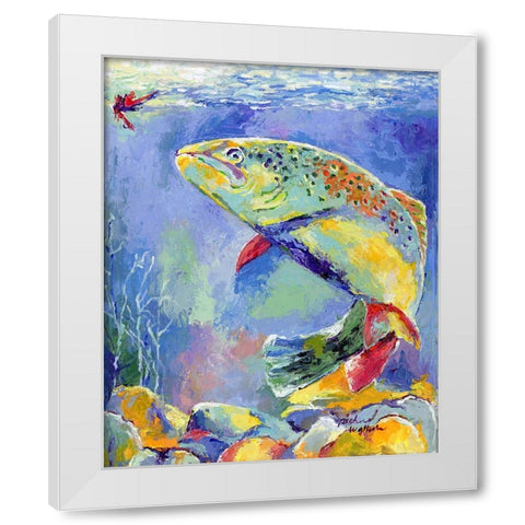 Big Ed White Modern Wood Framed Art Print by Wallich, Richard