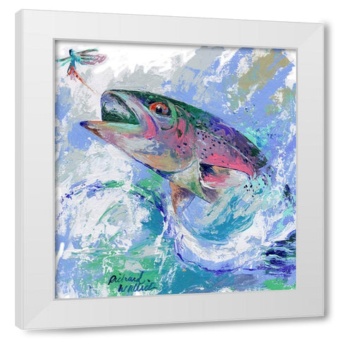 Big One White Modern Wood Framed Art Print by Wallich, Richard