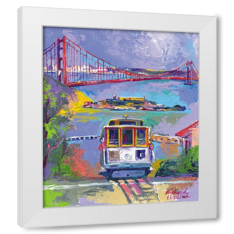 San Francisco 2 White Modern Wood Framed Art Print by Wallich, Richard