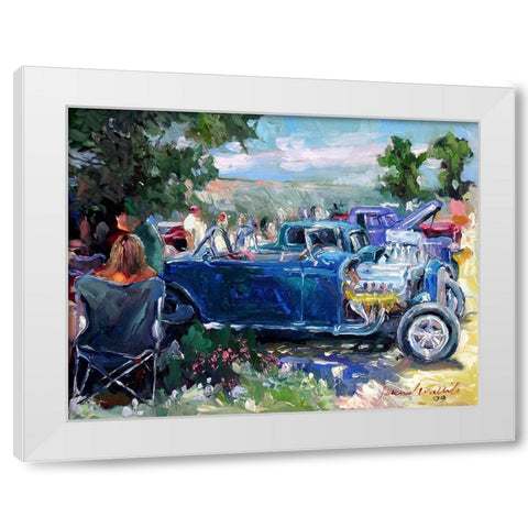 Headers White Modern Wood Framed Art Print by Wallich, Richard