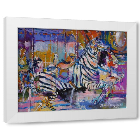 Car White Modern Wood Framed Art Print by Wallich, Richard