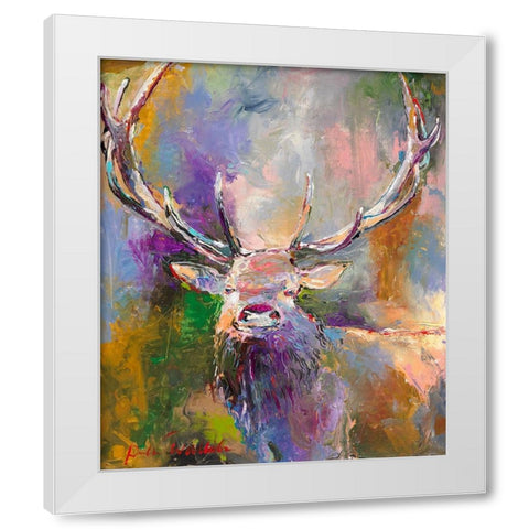 Buck White Modern Wood Framed Art Print by Wallich, Richard
