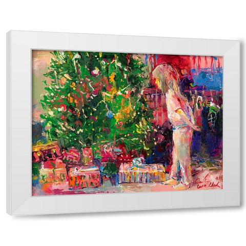 Jaden White Modern Wood Framed Art Print by Wallich, Richard