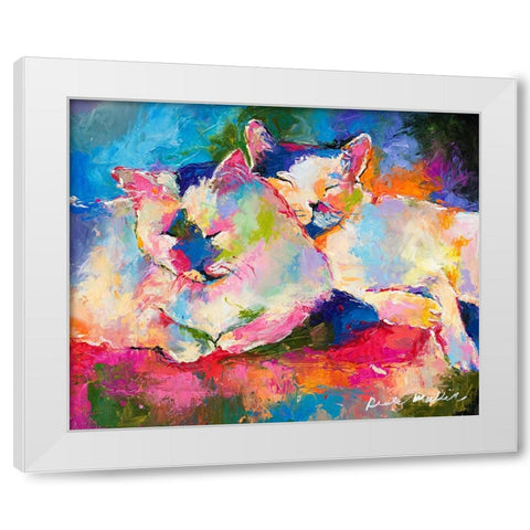 Mac+Jack White Modern Wood Framed Art Print by Wallich, Richard