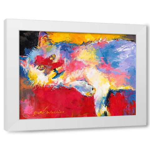 Mac White Modern Wood Framed Art Print by Wallich, Richard