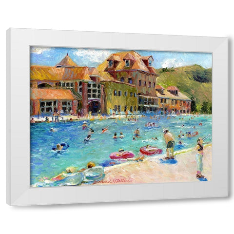 Glenwood Springs White Modern Wood Framed Art Print by Wallich, Richard