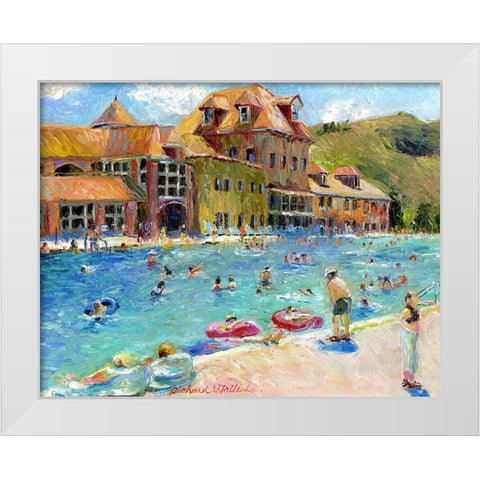 Glenwood Springs White Modern Wood Framed Art Print by Wallich, Richard