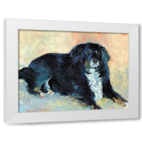 Harley White Modern Wood Framed Art Print by Wallich, Richard