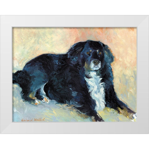 Harley White Modern Wood Framed Art Print by Wallich, Richard