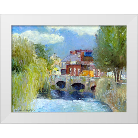 Rickys Trip To Europe White Modern Wood Framed Art Print by Wallich, Richard