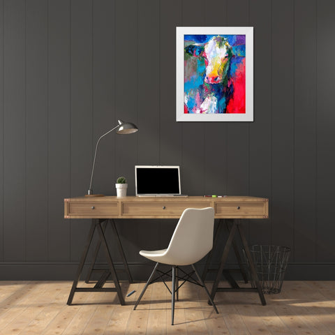 Art Cow 2 White Modern Wood Framed Art Print by Wallich, Richard