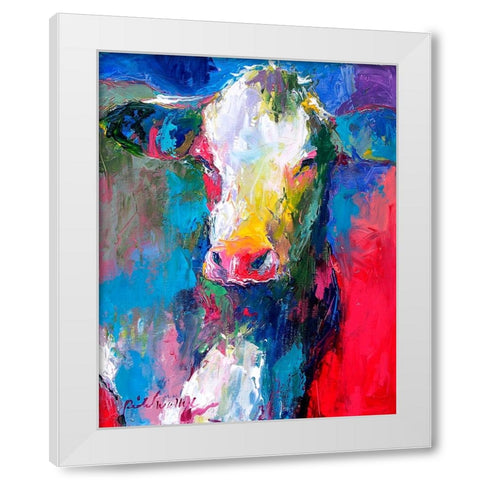 Art Cow 2 White Modern Wood Framed Art Print by Wallich, Richard