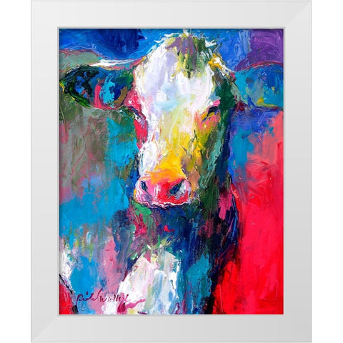 Art Cow 2 White Modern Wood Framed Art Print by Wallich, Richard