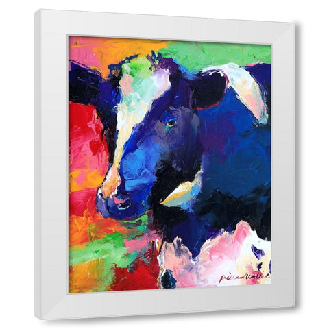 Art Cow 1 White Modern Wood Framed Art Print by Wallich, Richard