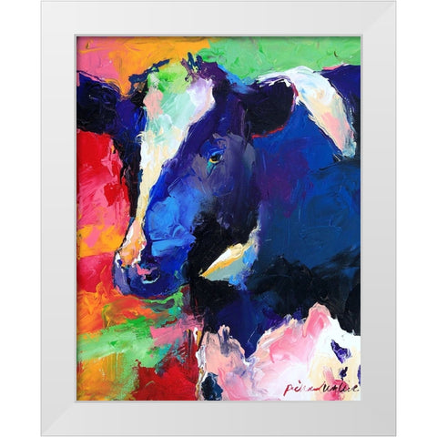 Art Cow 1 White Modern Wood Framed Art Print by Wallich, Richard