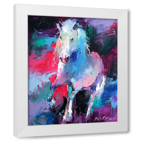 Art Stallion White Modern Wood Framed Art Print by Wallich, Richard
