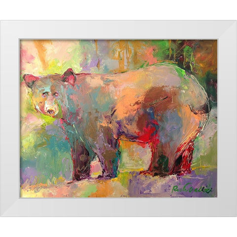artbear White Modern Wood Framed Art Print by Wallich, Richard