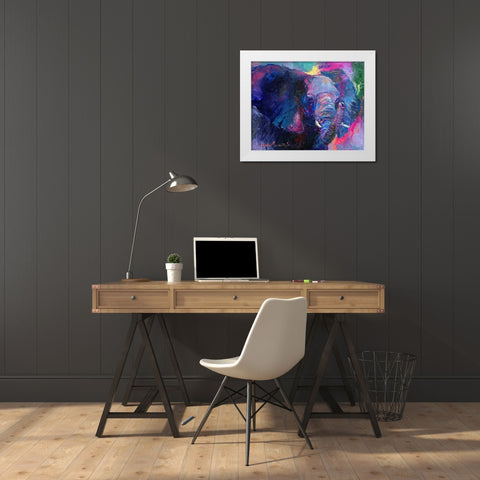 artelephoto 4 White Modern Wood Framed Art Print by Wallich, Richard