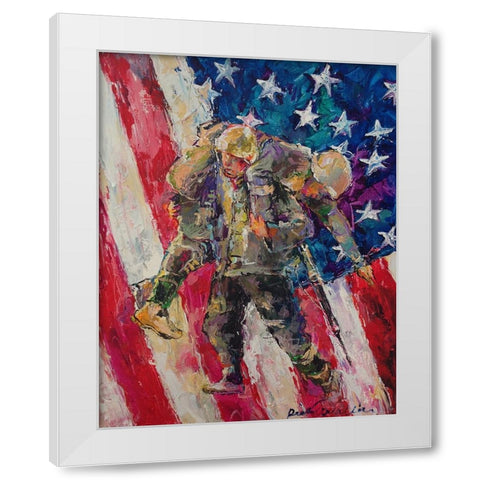artsolider White Modern Wood Framed Art Print by Wallich, Richard