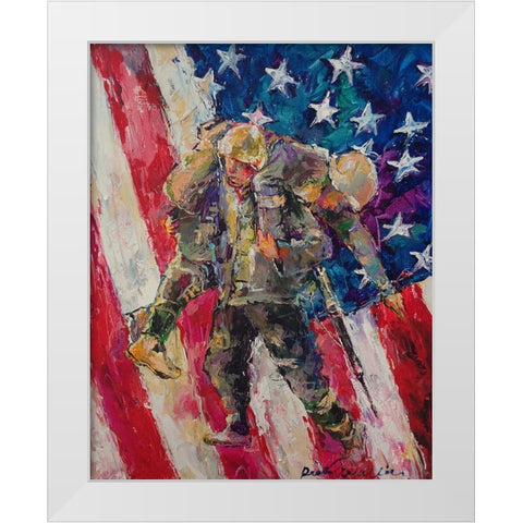 artsolider White Modern Wood Framed Art Print by Wallich, Richard