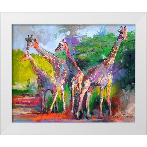 artgirra White Modern Wood Framed Art Print by Wallich, Richard