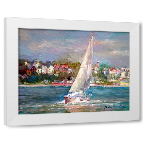 artsail White Modern Wood Framed Art Print by Wallich, Richard