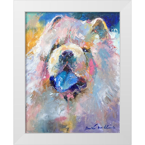 Art Chow White Modern Wood Framed Art Print by Wallich, Richard