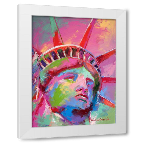 Lady White Modern Wood Framed Art Print by Wallich, Richard