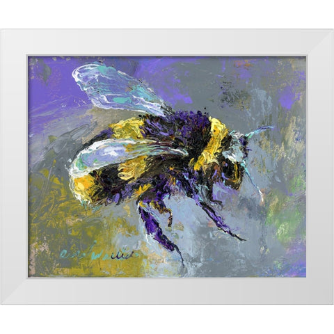 BubbleBee White Modern Wood Framed Art Print by Wallich, Richard
