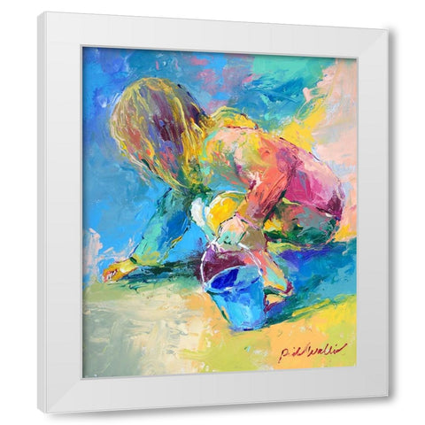 Jaden 3 White Modern Wood Framed Art Print by Wallich, Richard