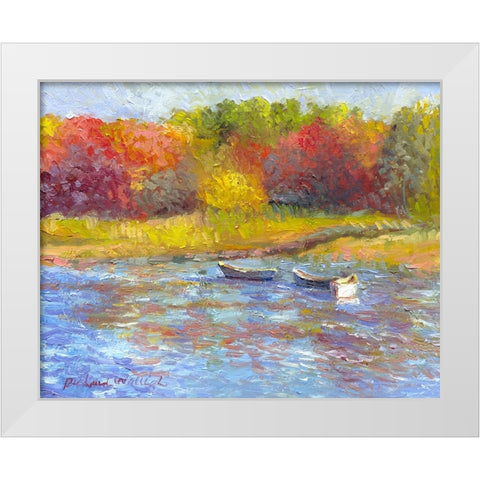 Kennibunkport White Modern Wood Framed Art Print by Wallich, Richard