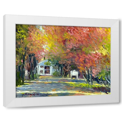 Ocean Park White Modern Wood Framed Art Print by Wallich, Richard