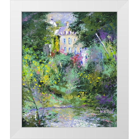 Westport White Modern Wood Framed Art Print by Wallich, Richard