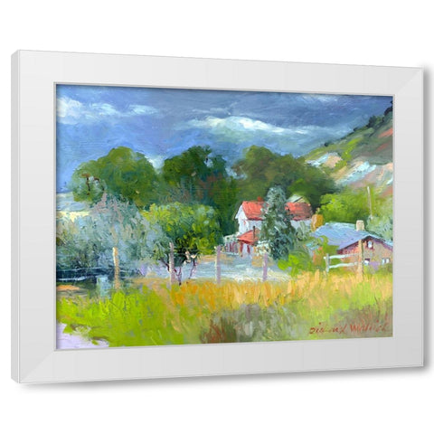 Rooney Ranch 6 White Modern Wood Framed Art Print by Wallich, Richard