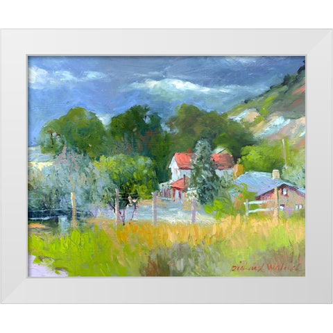 Rooney Ranch 6 White Modern Wood Framed Art Print by Wallich, Richard
