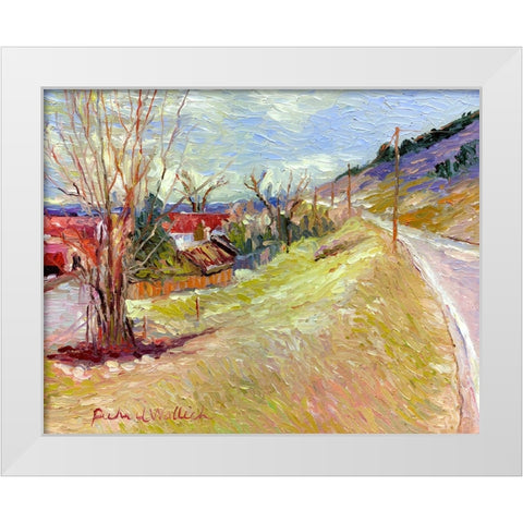 Rooney Ranch 5 White Modern Wood Framed Art Print by Wallich, Richard