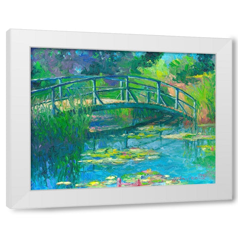 Lilies 5 White Modern Wood Framed Art Print by Wallich, Richard