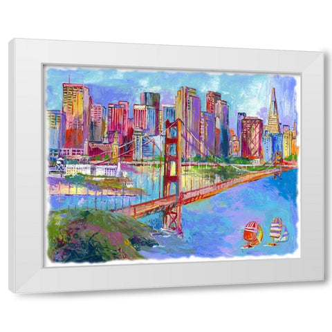 Sanft~1 White Modern Wood Framed Art Print by Wallich, Richard