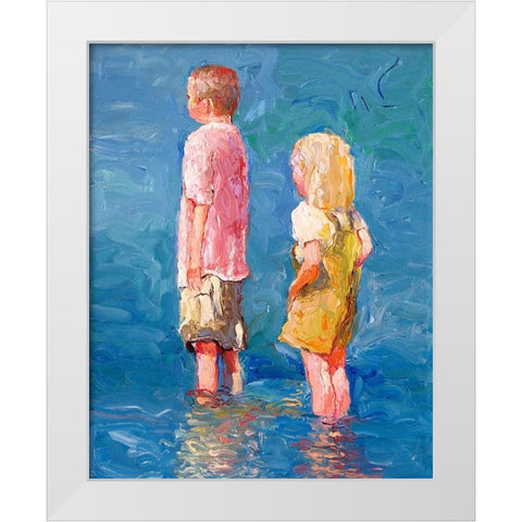 Coronado White Modern Wood Framed Art Print by Wallich, Richard
