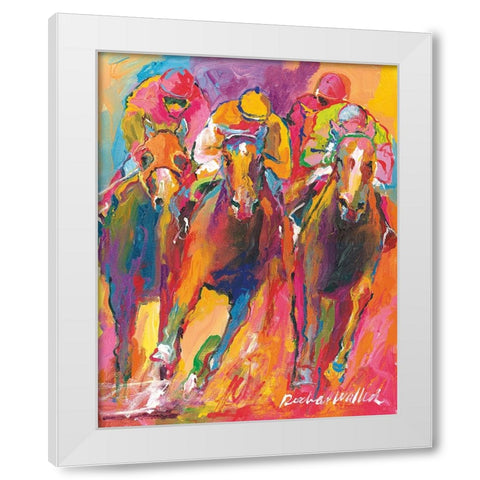 Delmar White Modern Wood Framed Art Print by Wallich, Richard