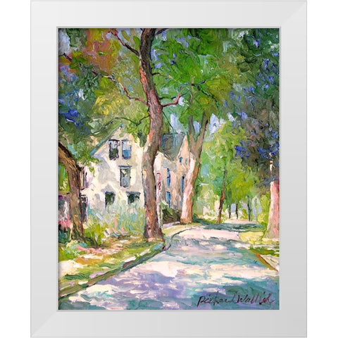 House White Modern Wood Framed Art Print by Wallich, Richard