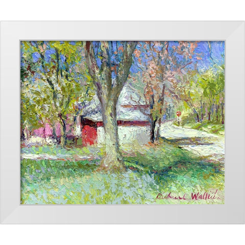 Morrison A White Modern Wood Framed Art Print by Wallich, Richard