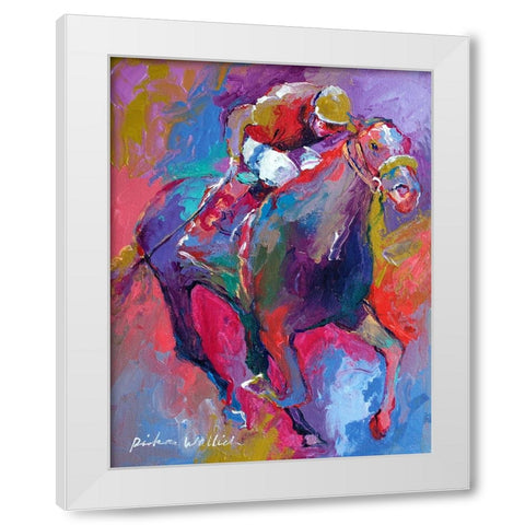 Pimlico White Modern Wood Framed Art Print by Wallich, Richard