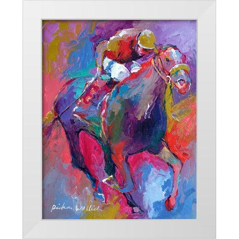 Pimlico White Modern Wood Framed Art Print by Wallich, Richard